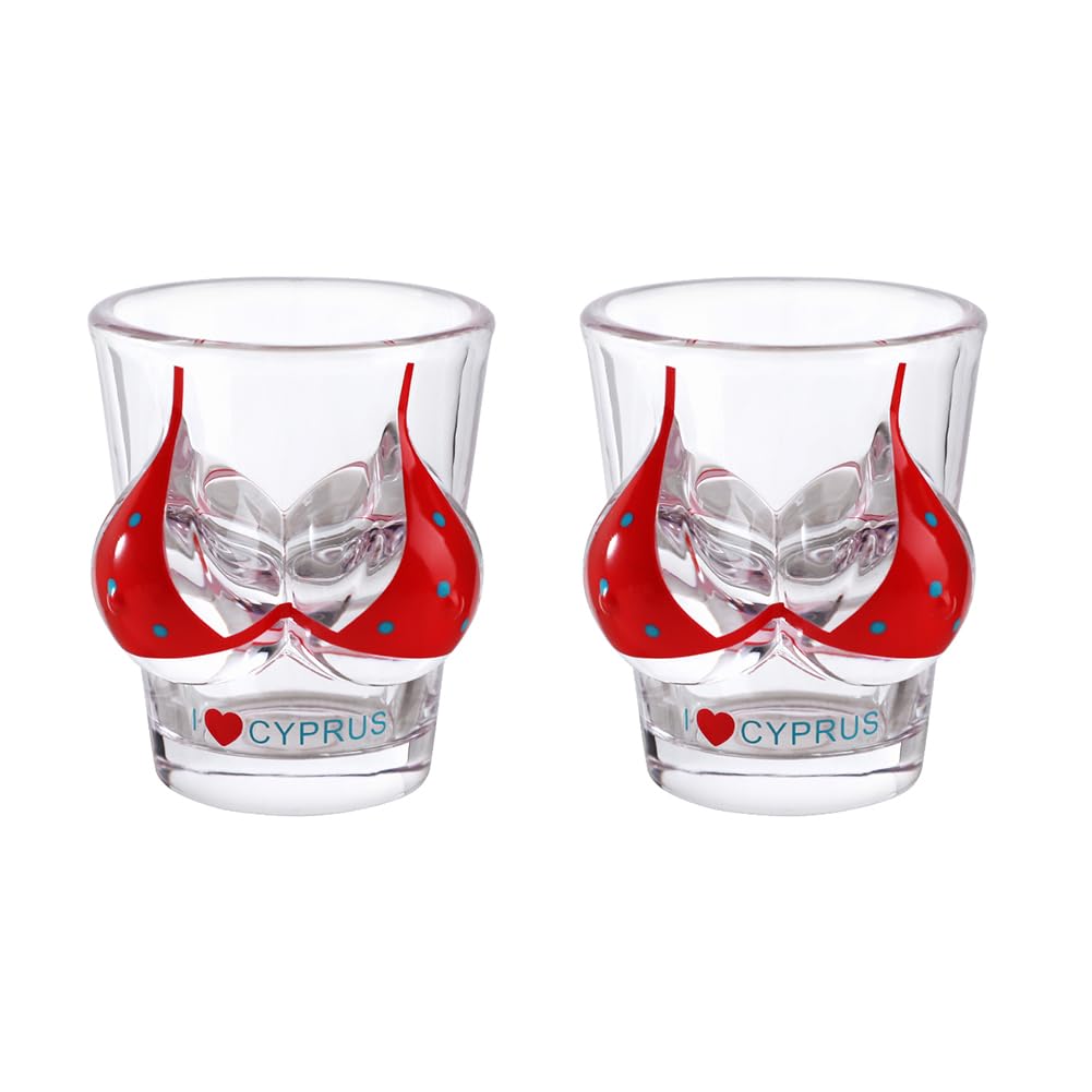 Amazon.co.jp: 2点入り グラス ビキニ ガラスカップ おっぱい